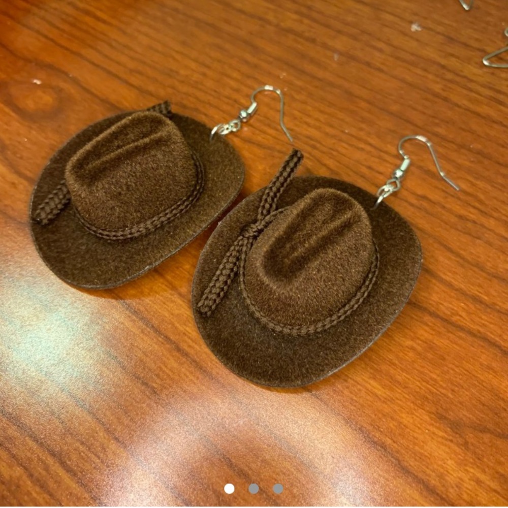 Cowboy Hat Earrings